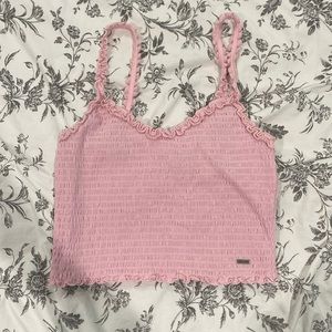 Hollister smocked tank